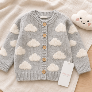 'Cloud Pattern' Cardigan